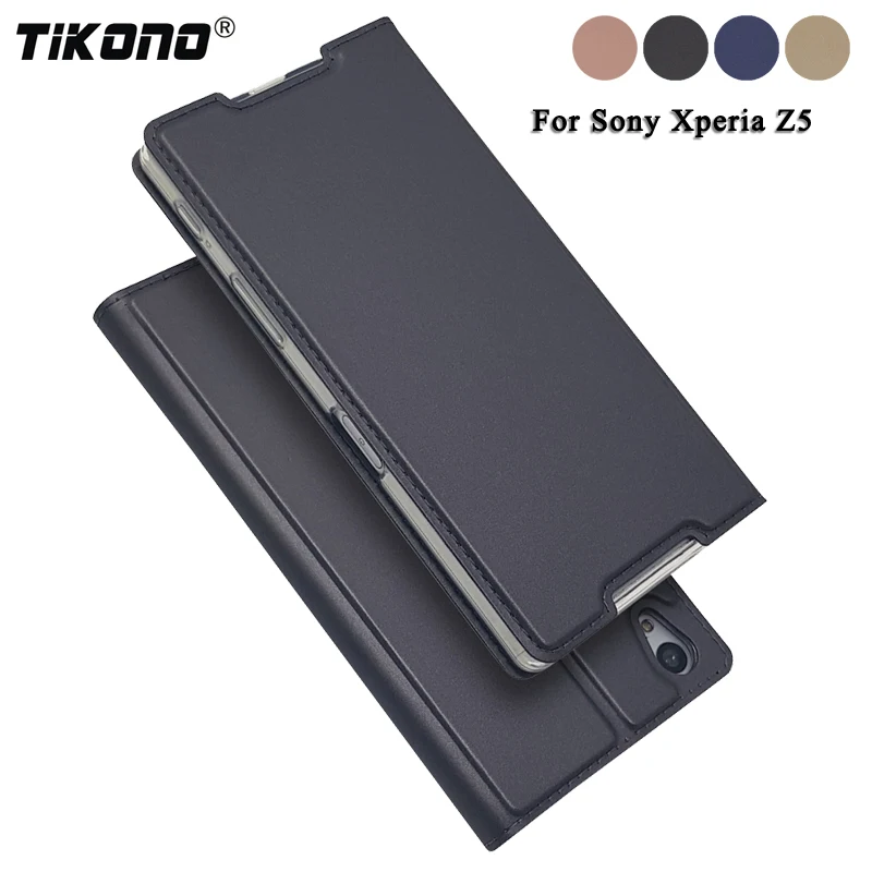 Чехол TIKONO для Sony Xperia Z5 чехол кожаный с подставкой откидной Магнитный чехлы и