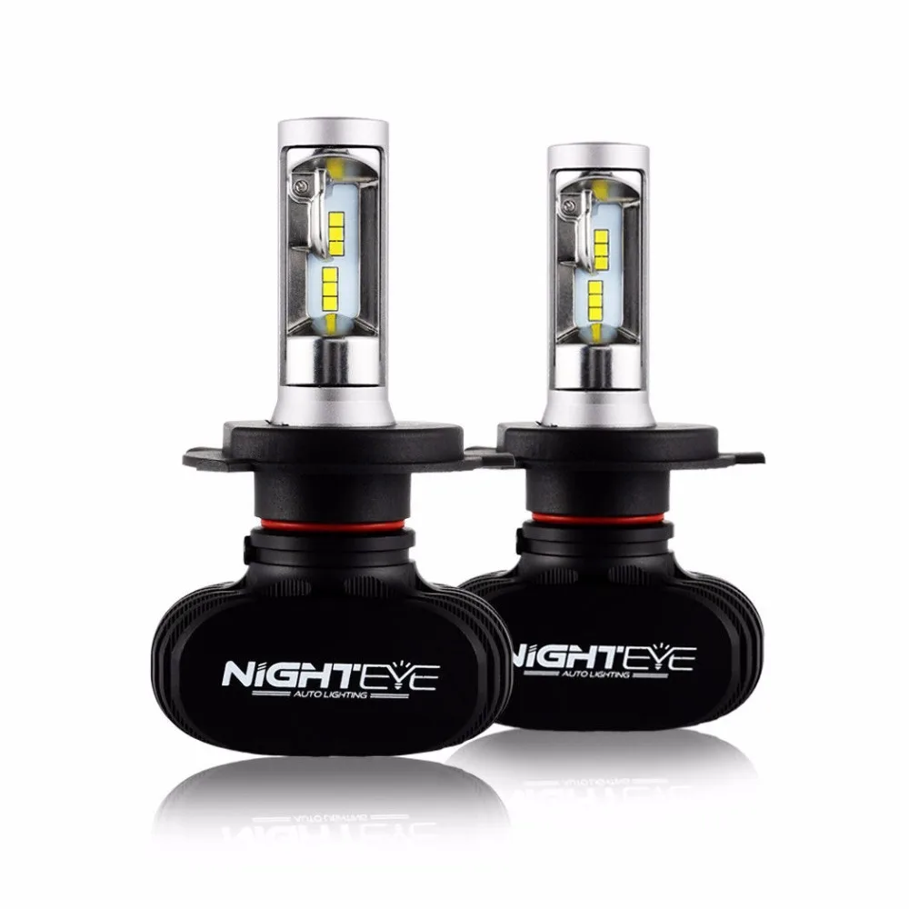 NIGHTEYE H4 9003 HB2 LED Headlight Kit Light Lamp Bulb Hi Lo Beam 50W 8000LM Car Bulbs headlight super quality | Автомобили и