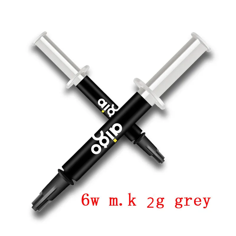 6w m.k 2g grey Aigo кулер для процессора термопаста серый процессор чип термопаста вентилятор проводящая нано соединение силиконовая паста Termica 3g - Цвет лезвия: 6w m.k 2g grey
