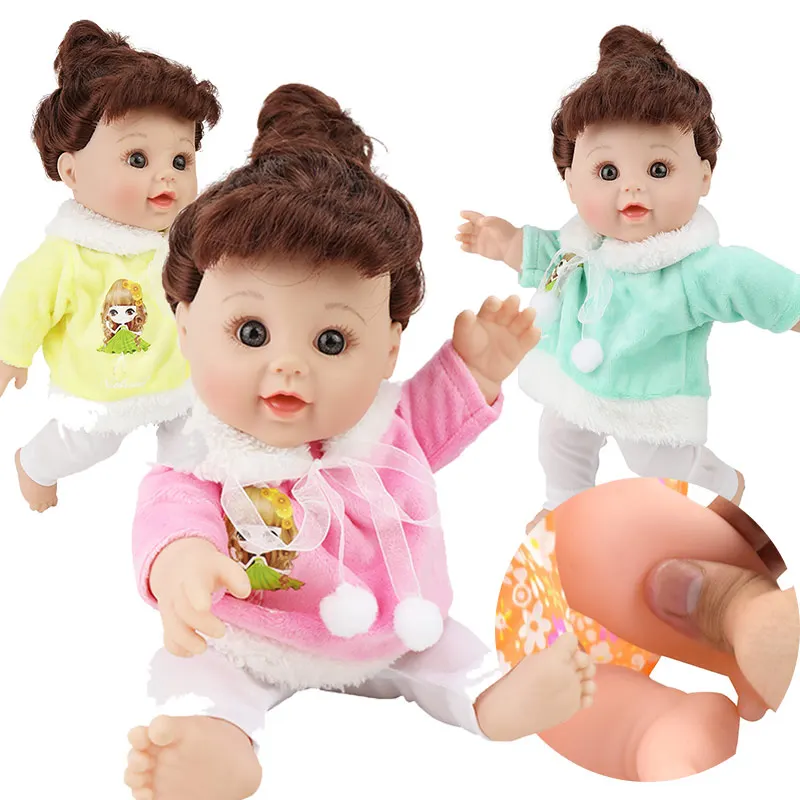 Bebes розовый свитер пупи Кукла реборн игрушки reborn 30 см 2019 вид настоящие куклы для