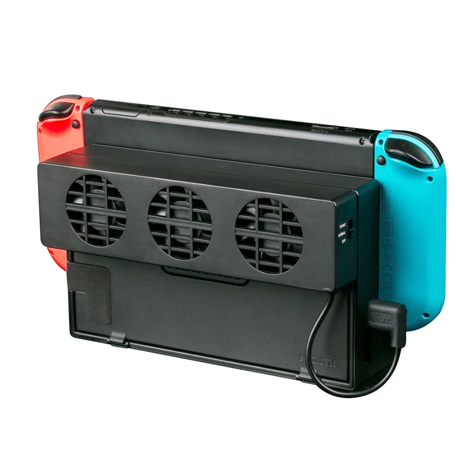Для док станции Nintendo Switch внешний кулер USB Охлаждающий вентилятор NS оригинальная