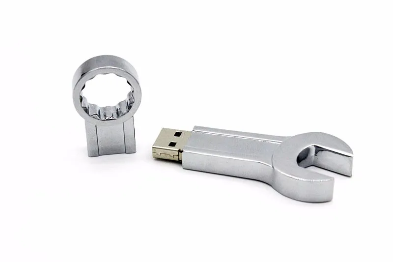 Металлический инструмент JASTER, флешка, мини гаечный ключ, USB флеш-накопитель, карта памяти, флешка, USB, креативный, 4 ГБ, 16 ГБ, 32 ГБ, 64 ГБ, usb флешка