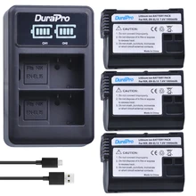 3 x батарея DuraPro EN EL15 + двойное зарядное устройство для Nikon D800E D800 D600