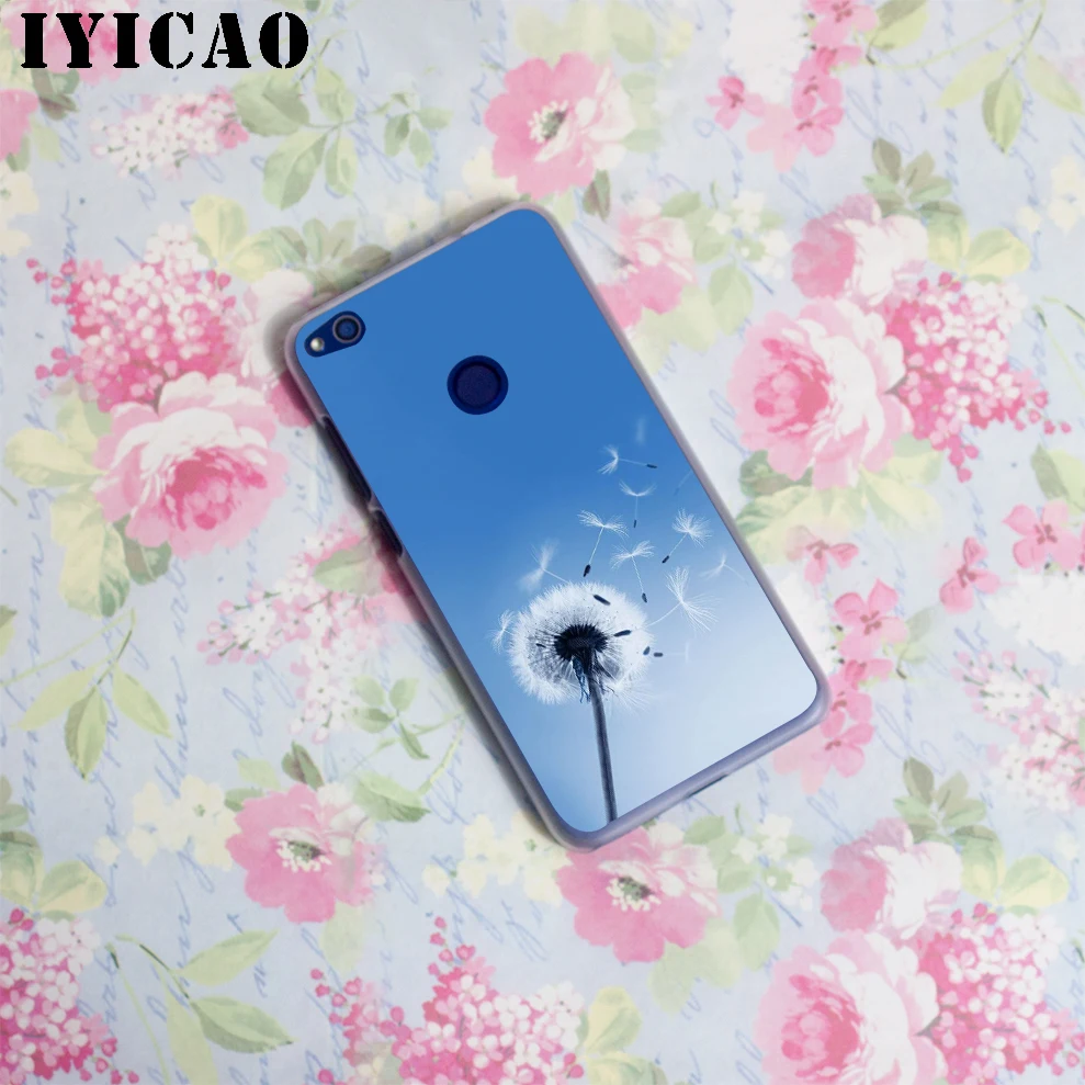 IYICAO цветок Одуванчик жесткий чехол для Huawei Honor 6A 6C 7A 7C 7X 8 8X 9 10 20 9X Lite Pro Play Note View |
