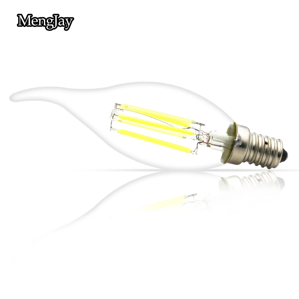 1 х один год гарантии светодиодные вольфрамовые свечи высокой яркости 4 Вт 6 e14 с