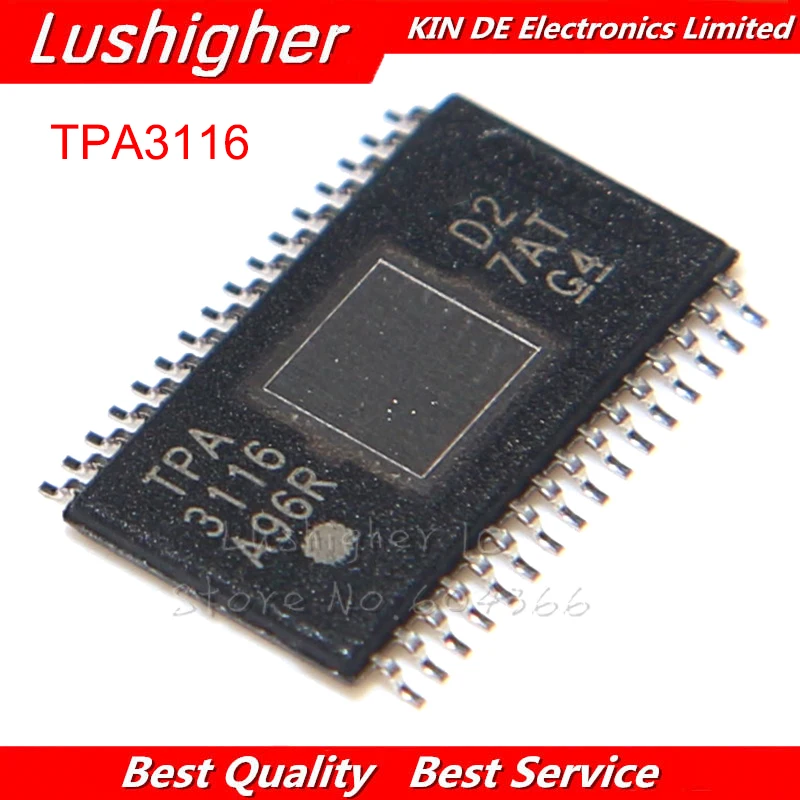2 шт. tpa3116d2dcdma TPA3116D2 HTSSOP32 TPA3116 IC TPA 3116 новый оригинальный | Электронные компоненты и