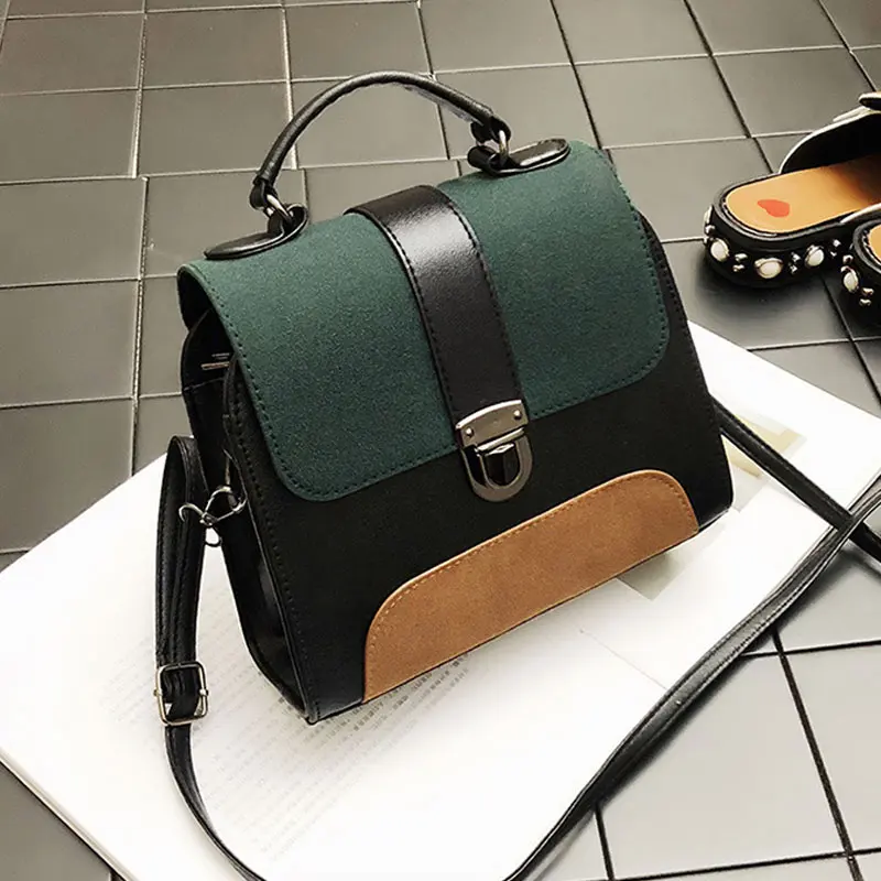 Женская сумка через плечо из искусственной кожи с регулируемым ремешком для