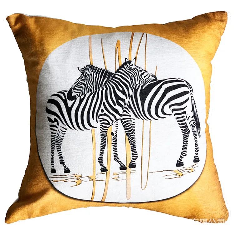 Желтый художественный наволочка офисный диван с подушкой на талию Наволочка