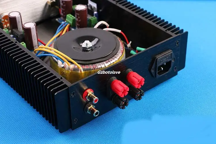 Собран супер охлаждение высокой мощности TDA7293 HIFI усилитель хороший звук