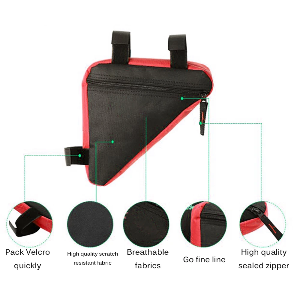 Водонепроницаемый Треугольники велосипедов Сумка горы MTB дорожный велосипед