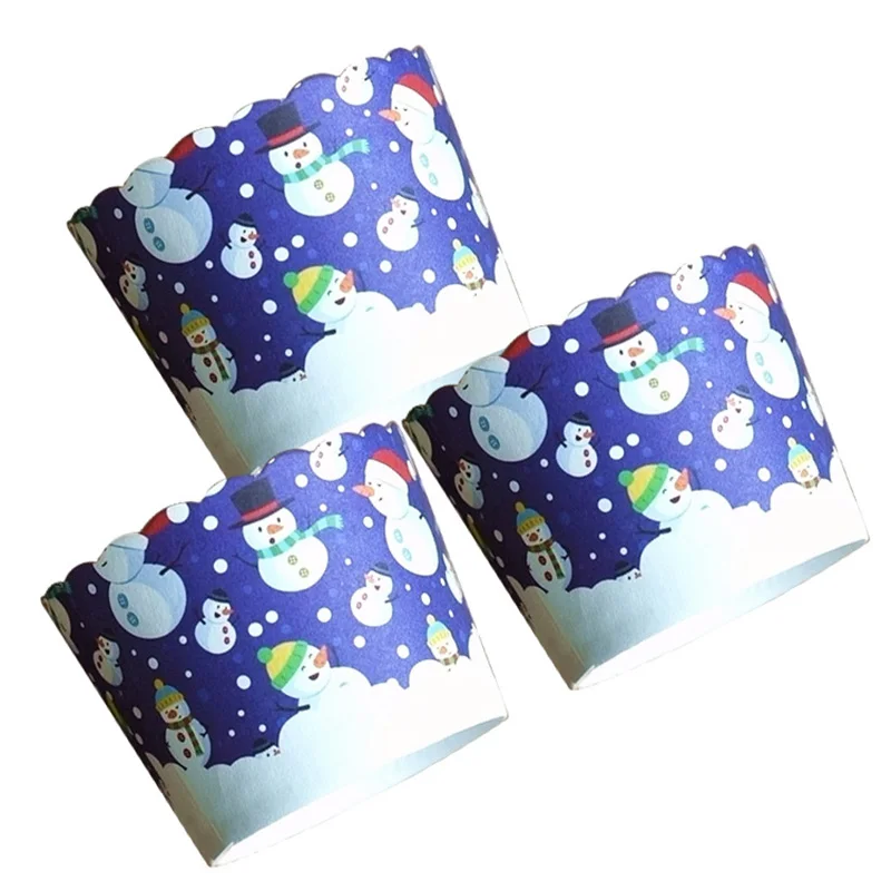 100 шт Черный Летучая мышь призрак ведьмы бумажный торт кекс поднос чашки для