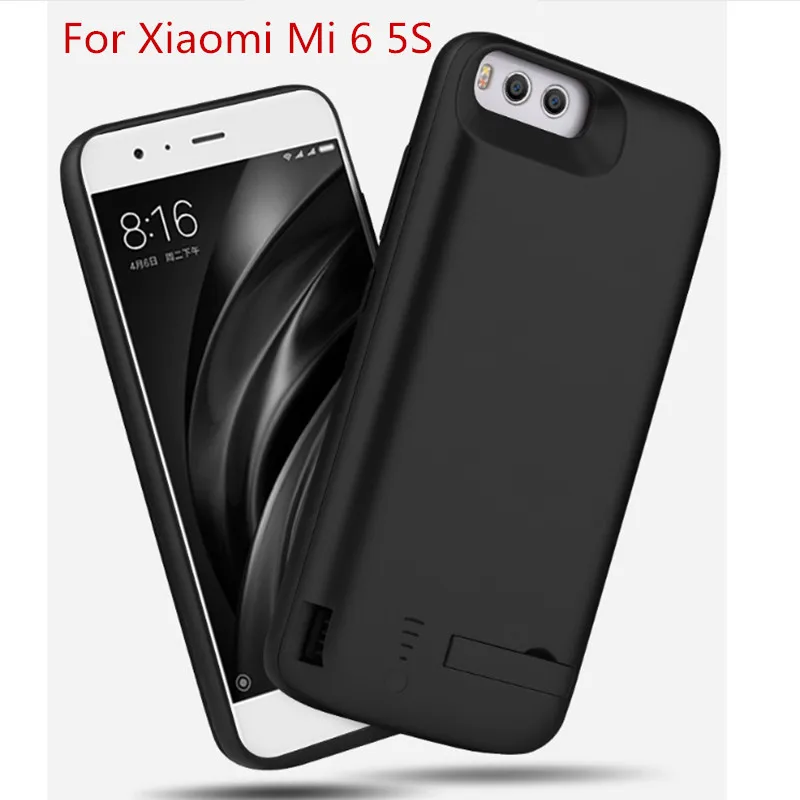 KQJYS 6500 мАч для Xiaomi Mi 6 зарядное устройство чехол внешний аккумулятор зарядный 5S