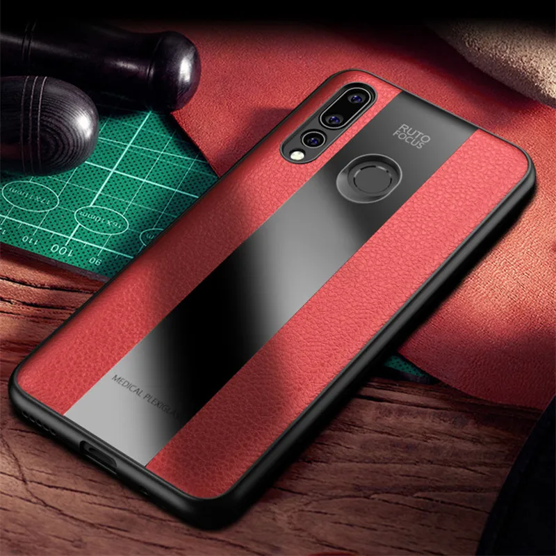 Роскошный кожаный чехол Porsche Для huawei mate 20X10 P20 P30 lite Pro mate 9 P10 Plus, чехол, матовый чехол для телефона - Цвет: Red