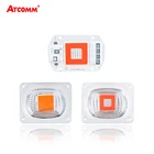 Светодиодная фитолампа полного спектра с COB матрицей, лампа для выращивания растений, семян, теплиц, 20 Вт, 30 Вт, 50 Вт