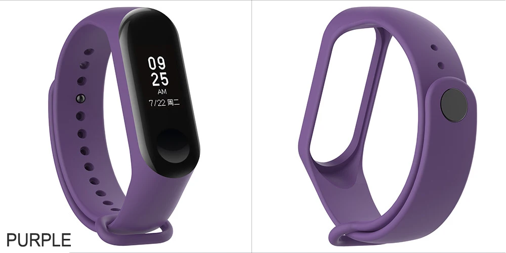 Amazfeel 100 шт./упак. mi band 3 ремешок силиконовый браслет для Xiaomi mi Band 3 ремешок на запястье высокое качество заменить браслет