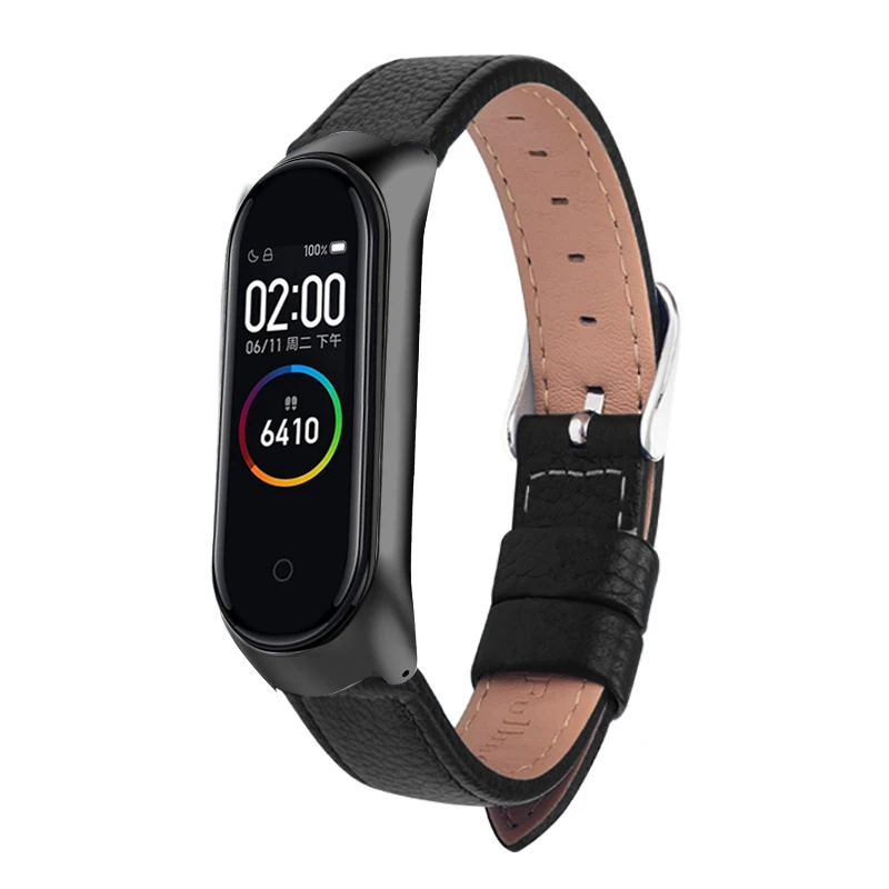 Кожаный браслет на запястье для xiaomi mi Band 4, спортивный ремешок для часов, ремешок на запястье для xiaomi mi band 4, браслет mi band 4, ремешок