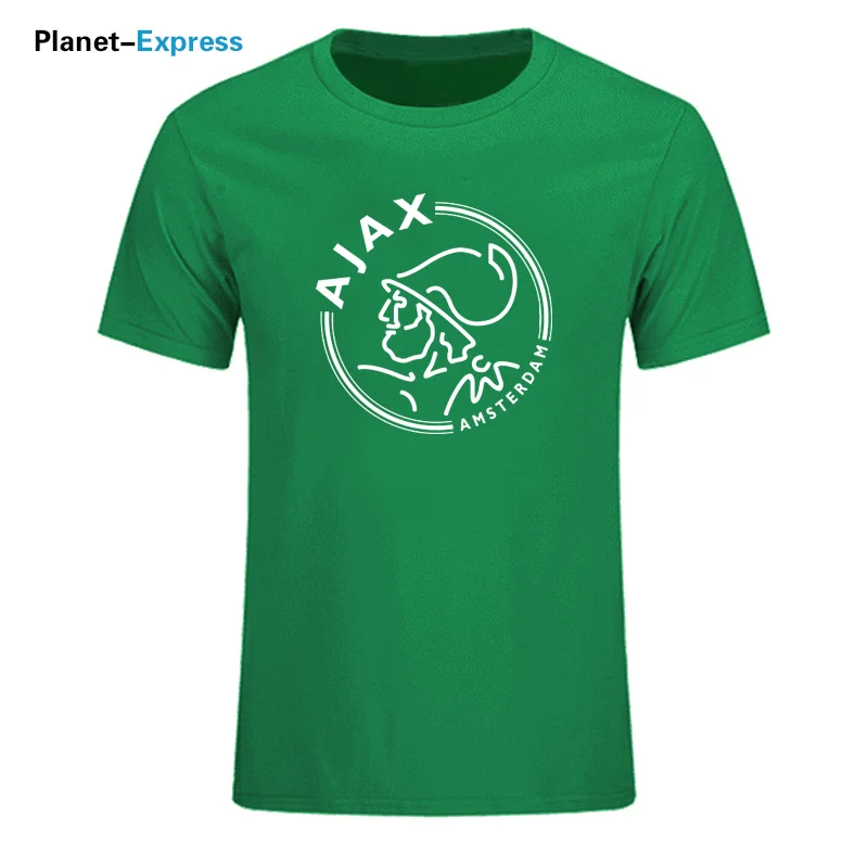 Модные футболки ajax, забавные мужские футболки, футболки с коротким рукавом, роскошные летние хлопковые футболки размера плюс, хип-хоп топы, футболки - Цвет: 16