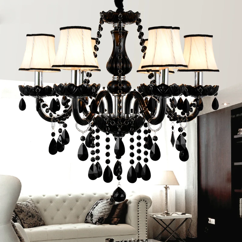 Современная светодиодная хрустальная люстра освещение для гостиной и кухни