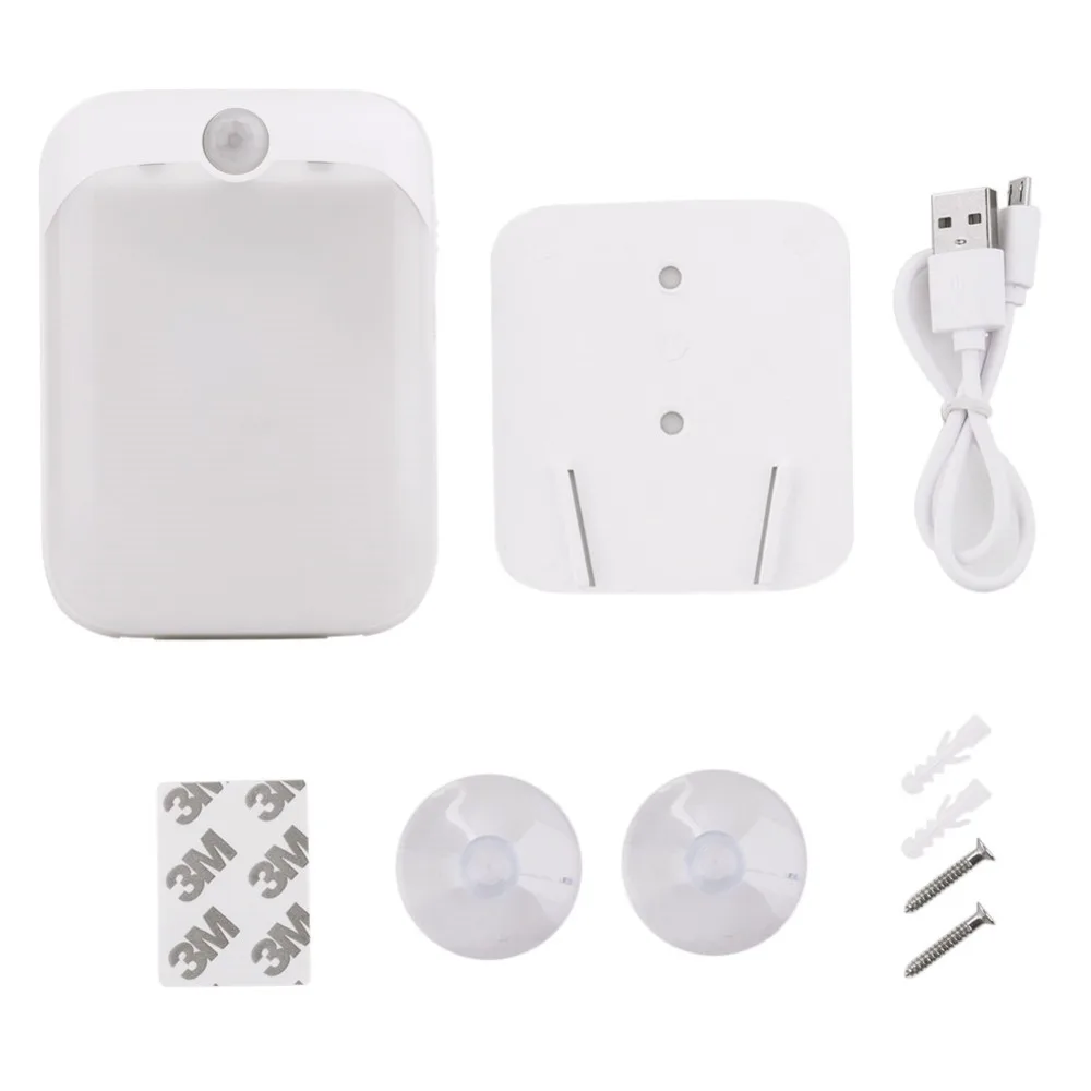 

rechargeable magnetic light PIR Led portable lighting lamp Soft Led Night Light for Hallway Pathway Stair lighting