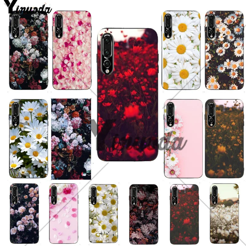 Чехол yinuoda для Huawei P20 Ромашки Цветочный милый узорный чехол P10 Plus Mate 9 Lite Honor 10 View