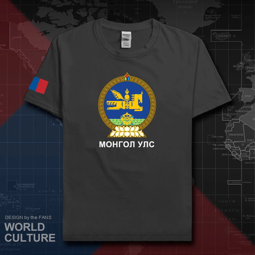 Mongolia Мужская футболка модная 2018 Джерси национальная команда 100% хлопок одежда