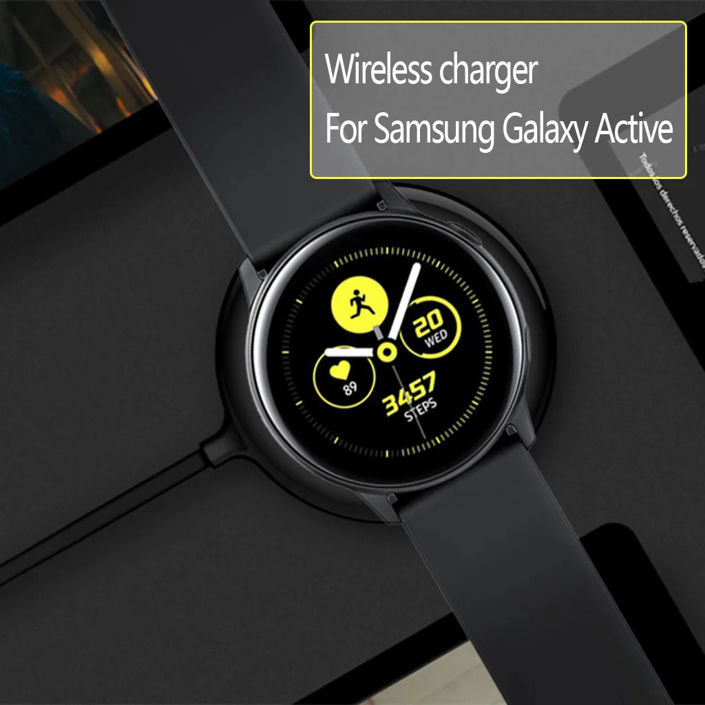Портативное беспроводное быстрое зарядное устройство для samsung Galaxy Watch Active/Watch 42