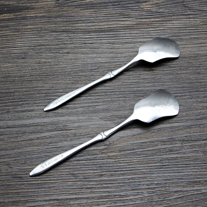 Утолщенная ложка для пудинга из нержавеющей стали лопаточка мороженого йогурта