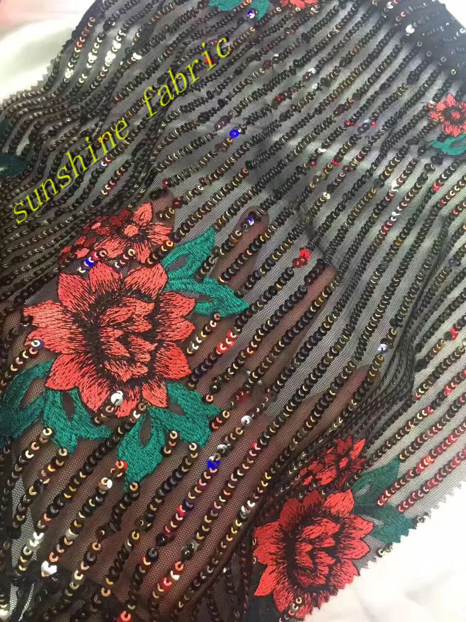 Экологичные французский химический Кружево с Блёстки Вышивка Свадебные S Ткань |