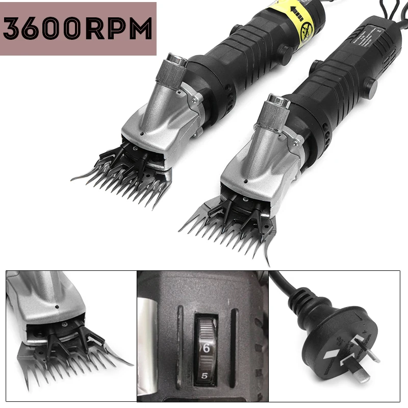 850W 220V перезаряжаемая электрическая для стрижки овец принадлежности машинка для стрижки Овцы Козы ножницы Альпака ножницы для шерсти сельскохозяйственное оборудование с коробкой