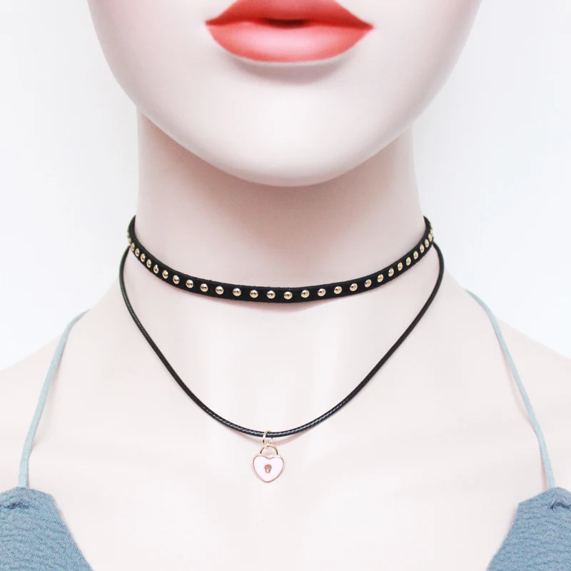 Цепочка для ключей и замков модель цепочки из ключицы чокер ожерелье подвеска