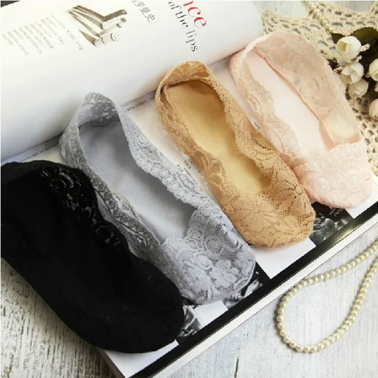 Женские носки 10 шт. = 5 парт/Лот летние тонкие кружевные короткие с закрытым