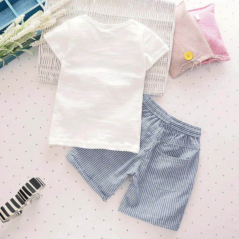 Футболка и штаны для мальчиков хлопковые с мультяшным принтом |