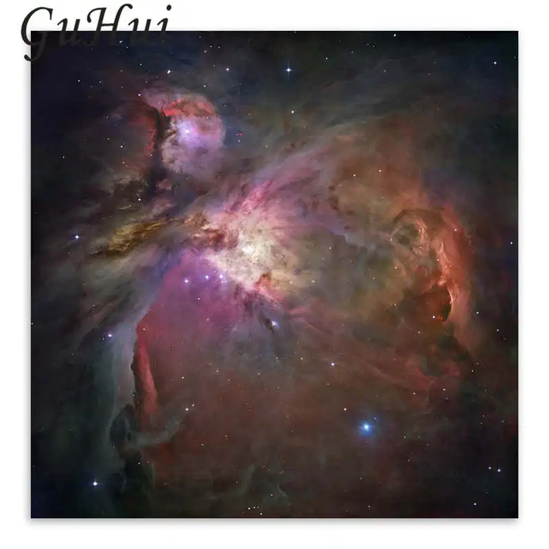 Современная космическая Вселенная Галактика пейзаж звезда Туманность холст