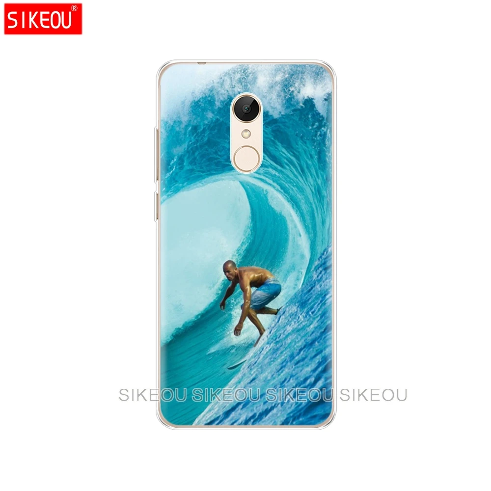 Силиконовый чехол для телефона Xiaomi redmi 5 4 1 1s 2 3 3s pro PLUS note 4X 4A 5A морская волна