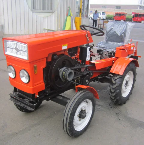 

12HP Four-wheel Tractor Agriculture Cultivators Tractors Improve Work Efficiency Wheel Tractable Machine