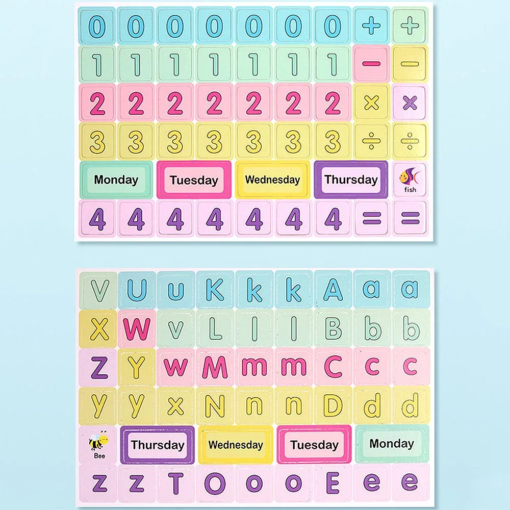 Замечательные двухсторонние буквенно цифровые строительные блоки для обучения