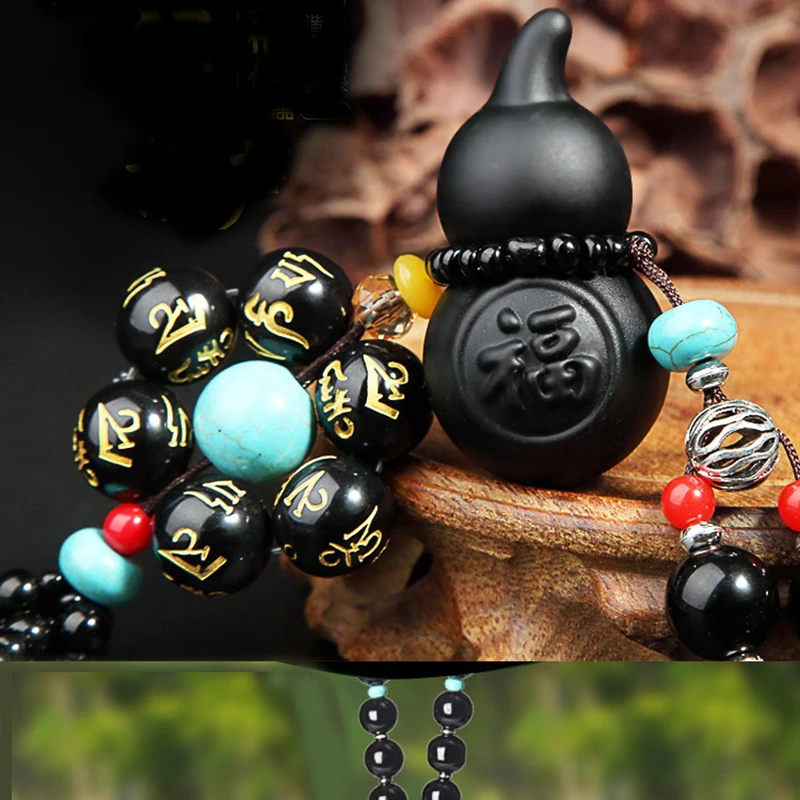 Obsidian счастливая фотография, модные аксессуары для украшения автомобиля, интерьер, Автомобильная подвеска