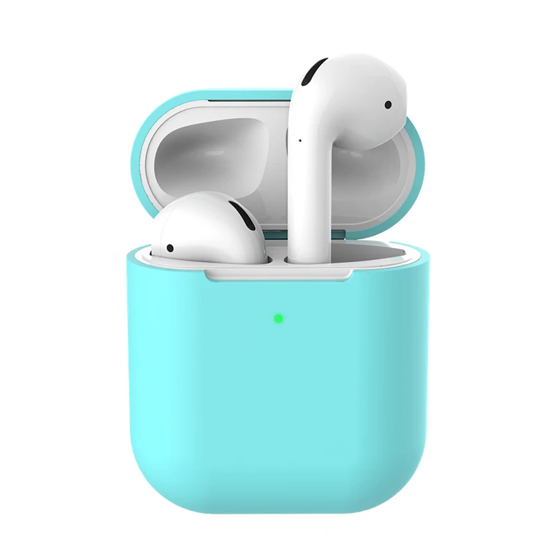 03 Чехол для наушников для Apple AirPods 2 Силиконовый чехол Беспроводная Bluetooth сумка для наушников для Air Pods защитный чехол - Цвет: 03