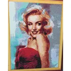 Монро рисунок портрет Сделай Сам кристалл полный пластик алмазная живопись вышивка клей набор крестиков искусство 5Dmosaic квадратные Стразы