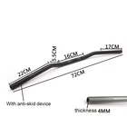 Универсальный мотоциклетный руль, руль для мотоцикла, из алюминиевого сплава, в стиле ретро, черный, с защитой от коррозии, 22 мм