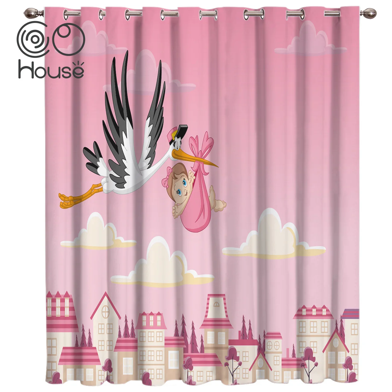 COCOHouse Dreamy Eagle для девочек с героями мультфильмов занавески комнаты большие