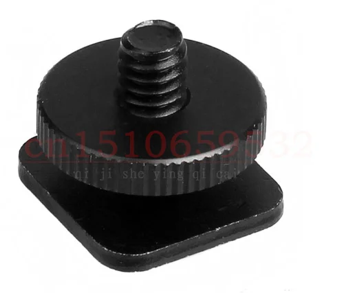 

10PCS Tripod 1/4" Screw to Flash Shoe Mount Adapter One Nut Mount Adapter For Tripod Screw DSLR Camera Flash Hot Shoe