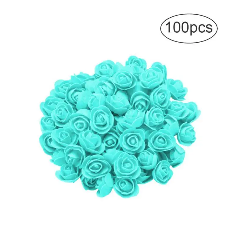 100pcs Романтическая Подарочная коробка на День святого Валентина, ПЭ Роза, медведь, искусственная Роза, украшение, мультфильм, мать подруги, детский подарок, медведь, куклы, вечерние, Декор - Цвет: 100pcs