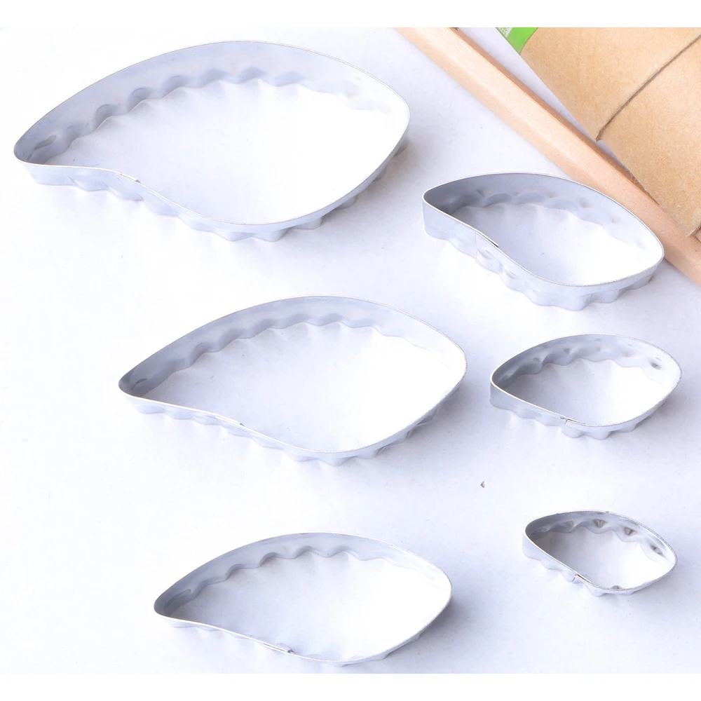 6 шт./компл. форма для печенья из нержавеющей стали с лепестками цветов | Дом и сад