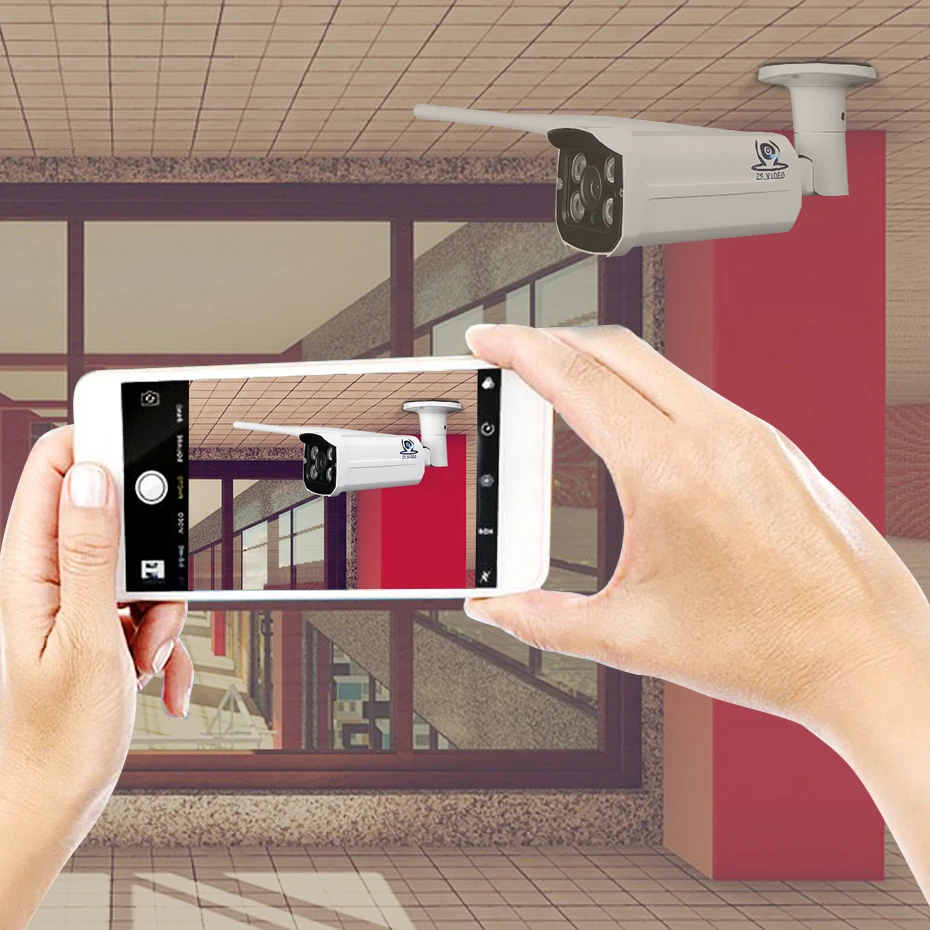 ZSVEDIO камеры видеонаблюдения CCTV монитор wifi IP камера система сигнализации NVR