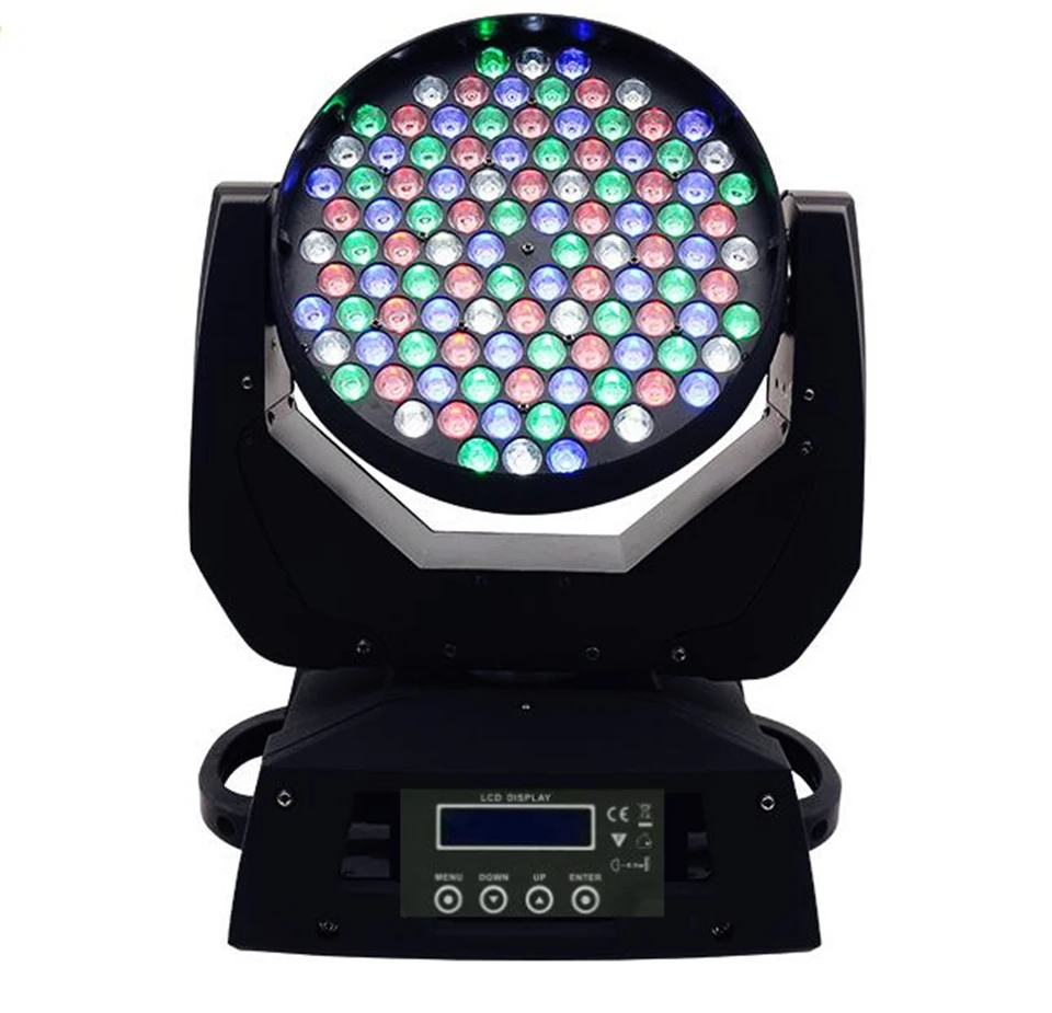 108x3W RGBW Zoom Led Moving Head Light DMX512 Wash Beam Effect led wash moving head light | Лампы и освещение