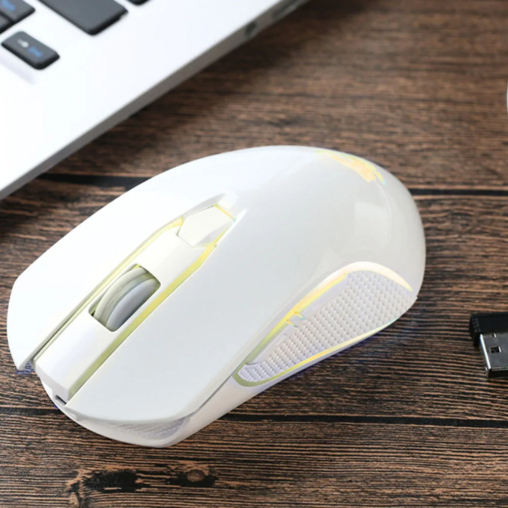 X9 Перезаряжаемые Bluetooth Мышь Беспроводной Мышь геймер бесшумный светодиодный подсветкой USB оптическая игровая мышь с оптическим датчиком для патруля