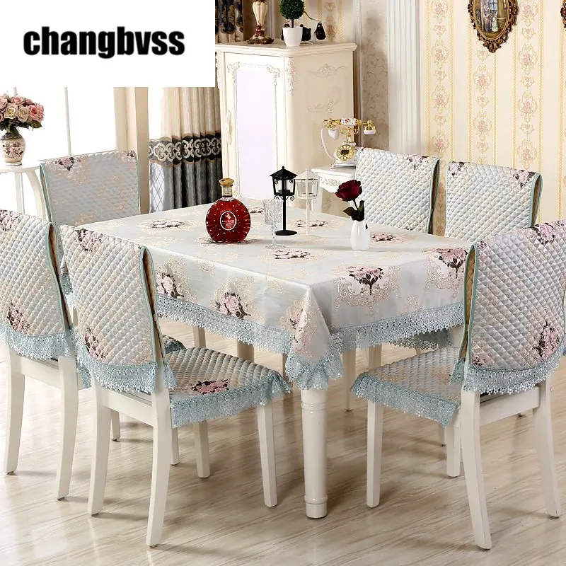 13 шт./компл. прямоугольная скатерть с кружевными краями и рисунком счастливого