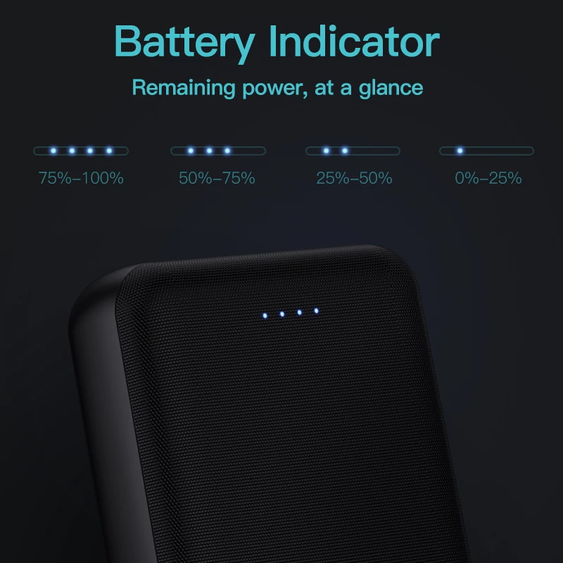 KUULAA Power Bank 10000 мАч Портативное зарядное устройство Dual USB Mini Внешнее для Xiaomi Mi 8 PoverBank