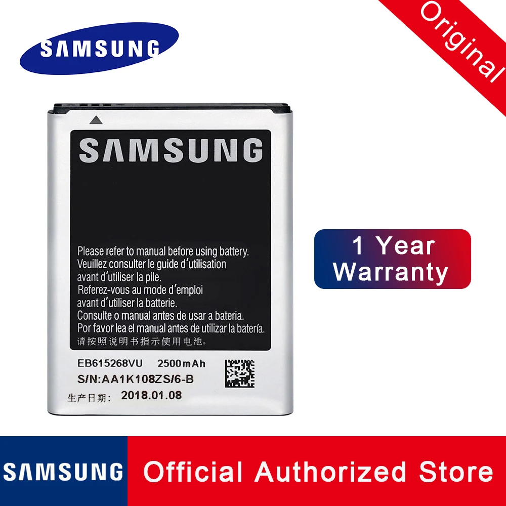 Сменный аккумулятор EB615268VU Для samsung Galaxy Note 1 One i717 T879 N7000 2500 мАч+ номер отслеживания